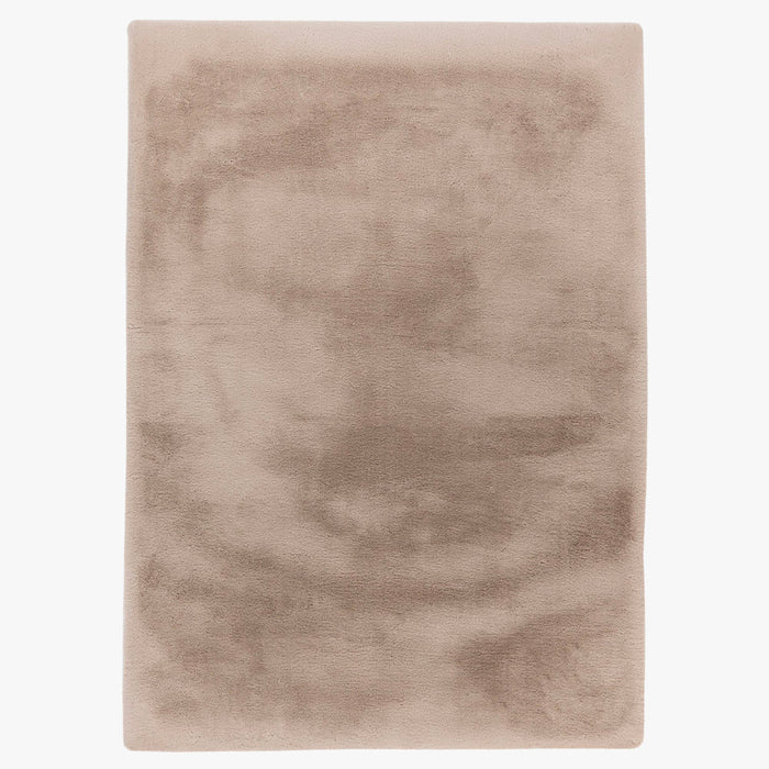HEAVEN Tapis en tissu doux taupe clair - 160x230 cm