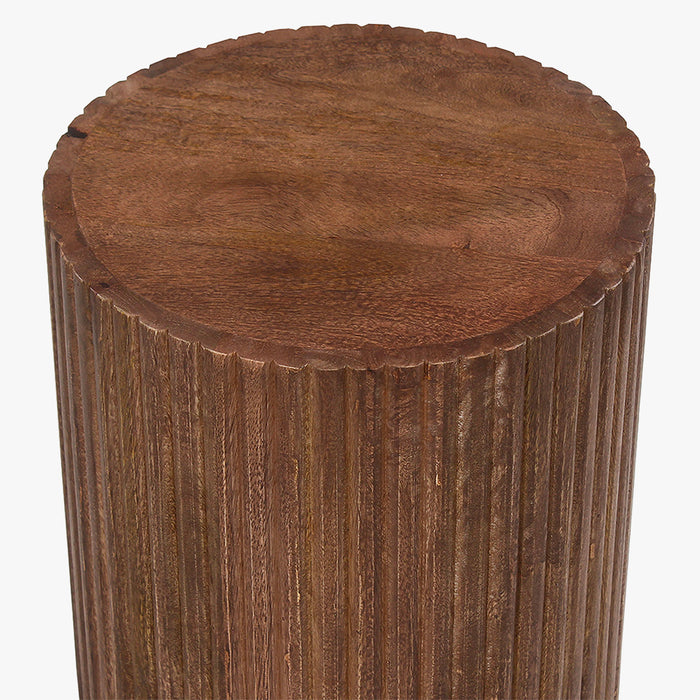 VICTOR Table basse bois de manguier brun clair VICTOR 35 cm