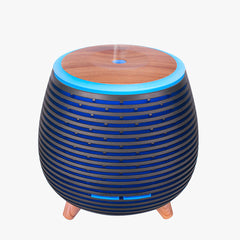 Diffuseur d'huiles essentielles à LED noir