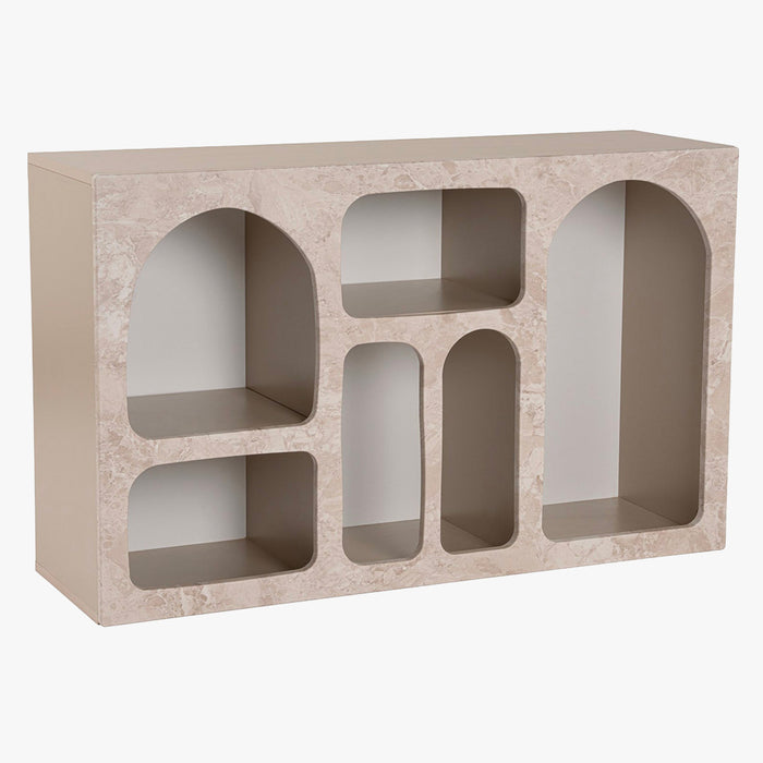 VERA Console avec 6 niches beige 120 cm