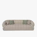 SIENA Canapé 3 places en tissu taupe