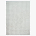 BUBBLE Tapis tissu doux à relief blanc - 160x230 cm