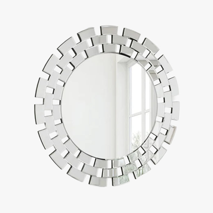 NARA Miroir mural rond design 90 cm