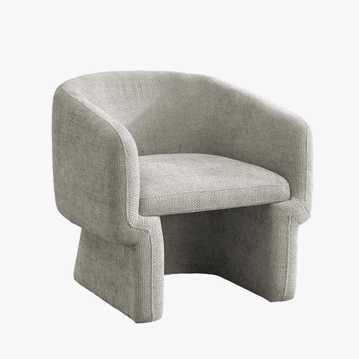 KAYLI Fauteuil cabriolet en tissu taupe