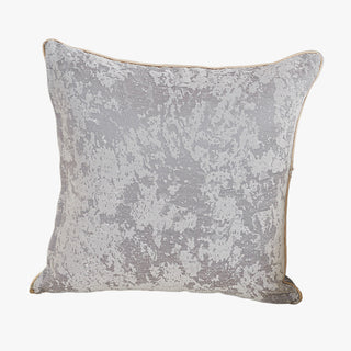 CEOLIA Coussin carré en tissu gris 45x45 cm