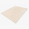 BUBBLE Tapis tissu doux à relief beige - 160x230
