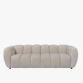 CAMILLE Canapé 3 places en tissu beige