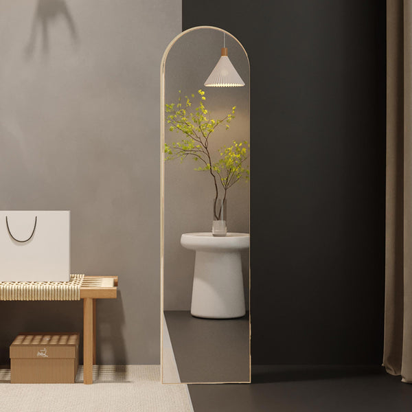 CASSY Miroir sur pieds 160x40 cm couleur chêne vieilli