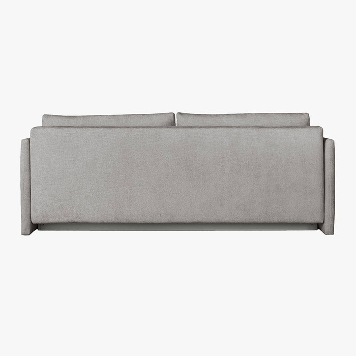 CELSY Canapé 3 places convertible avec coffre en tissu gris