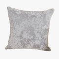 CEOLIA Coussin carré en tissu gris 45x45 cm