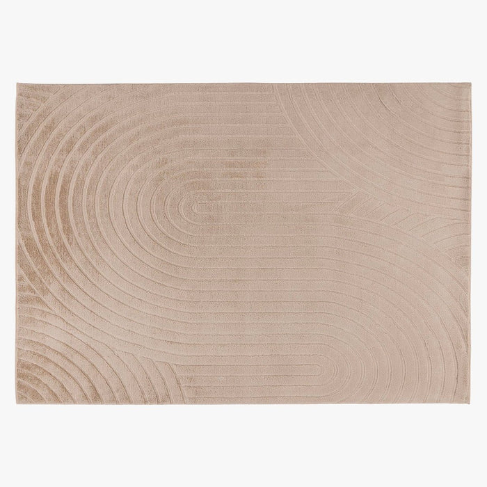 COMFORT Tapis doux à motif beige - 160x230 cm