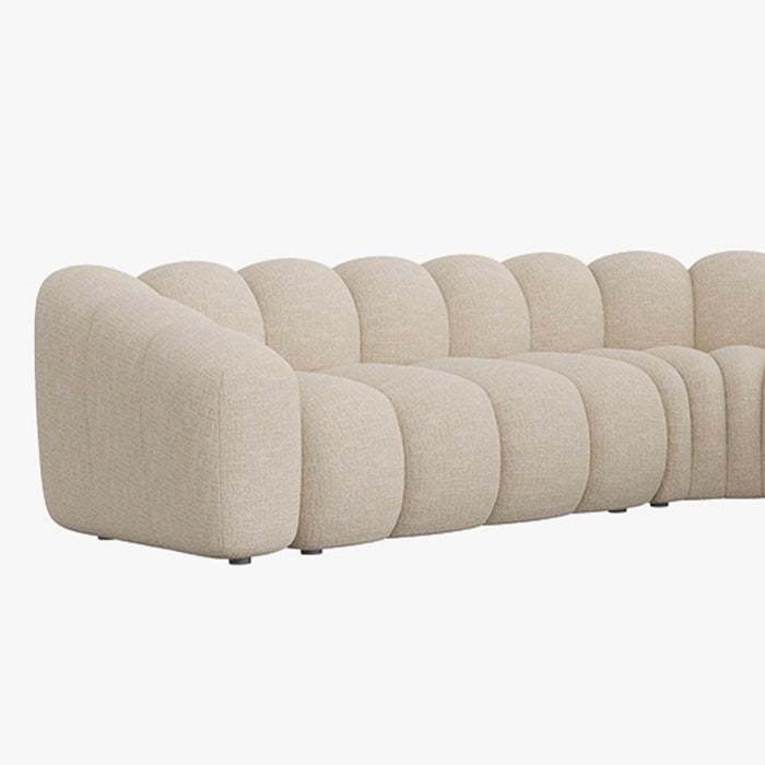 GABY XL Canapé d'angle réversible en tissu beige