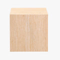 JASMIA Table basse carré marbre d'ingénierie couleur travertin
