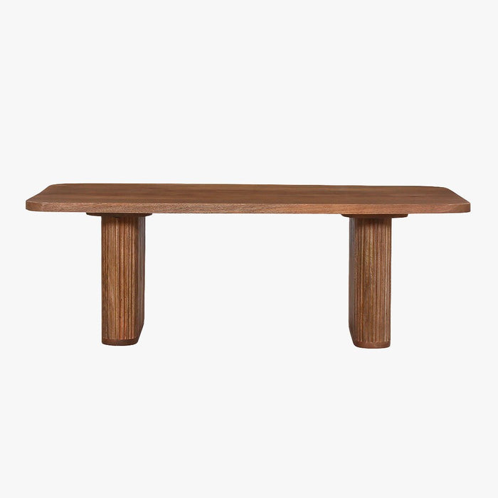 JEAN Table basse bois de manguier brun clair