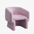 KAYLI Fauteuil cabriolet en tissu rose
