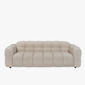 LYRA Canapé 3 places en tissu beige