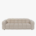 LYRA Canapé 3 places en tissu beige