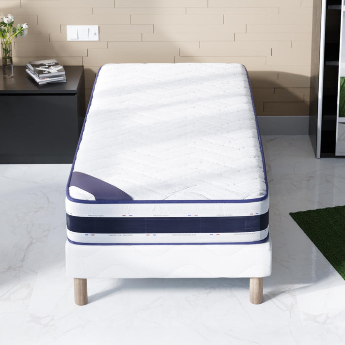MATIAS Matelas mémoire de forme épaisseur 22 cm - 90x190 cm