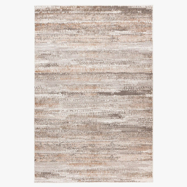 MILAS 2 Tapis en tissu texturé beige - 120x170 cm