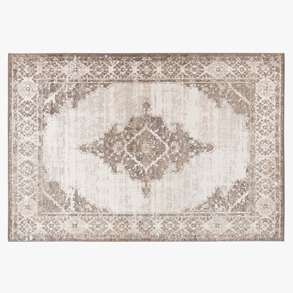 MILAS Tapis oriental en tissu beige - 120x170 cm
