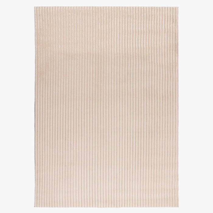 PLUSH Tapis en velours côtelé beige - 160x230 cm