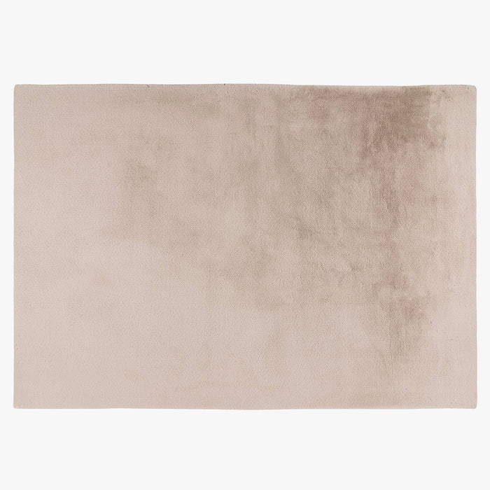 SPIRIT Tapis en tissu doux taupe clair - 160x230 cm