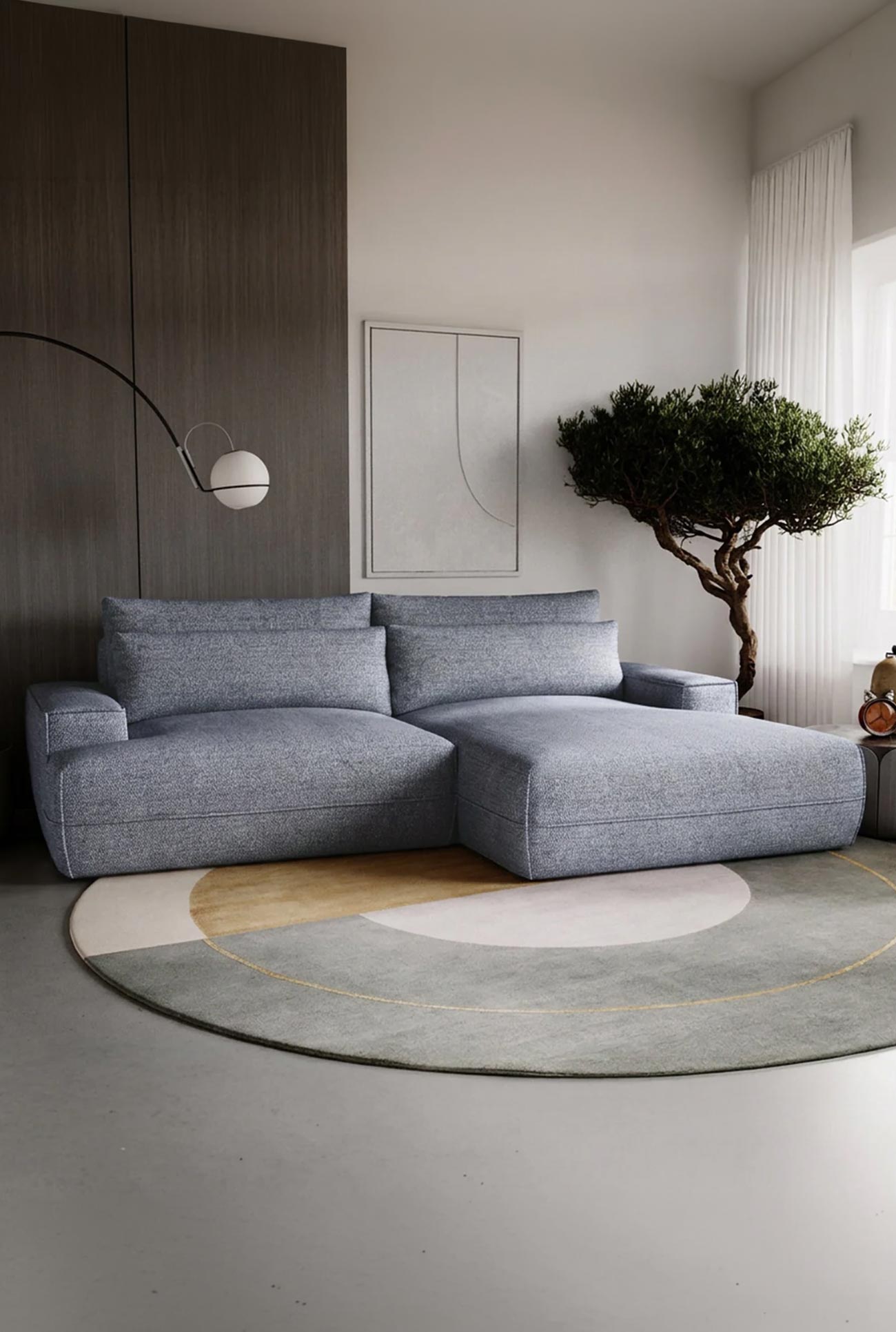 NOEMIA - Canapés d'angle convertibles avec coffre - Mobilier Deco