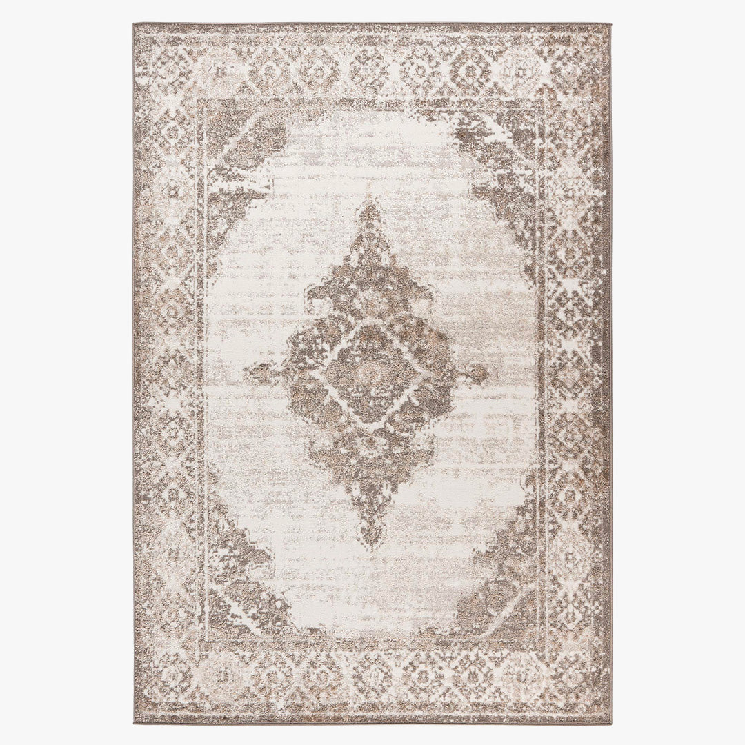 MILAS Tapis oriental en tissu beige - 120x170 cm