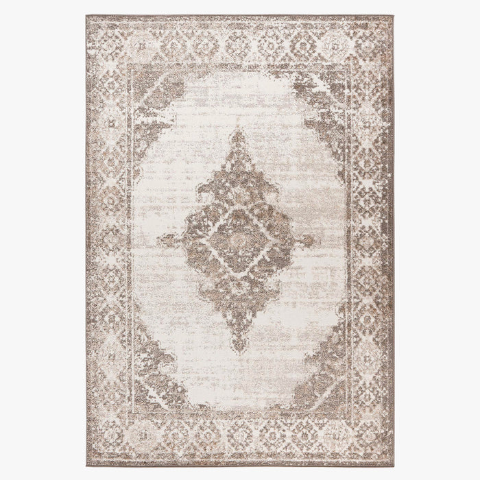 MILAS Tapis oriental en tissu beige - 120x170 cm
