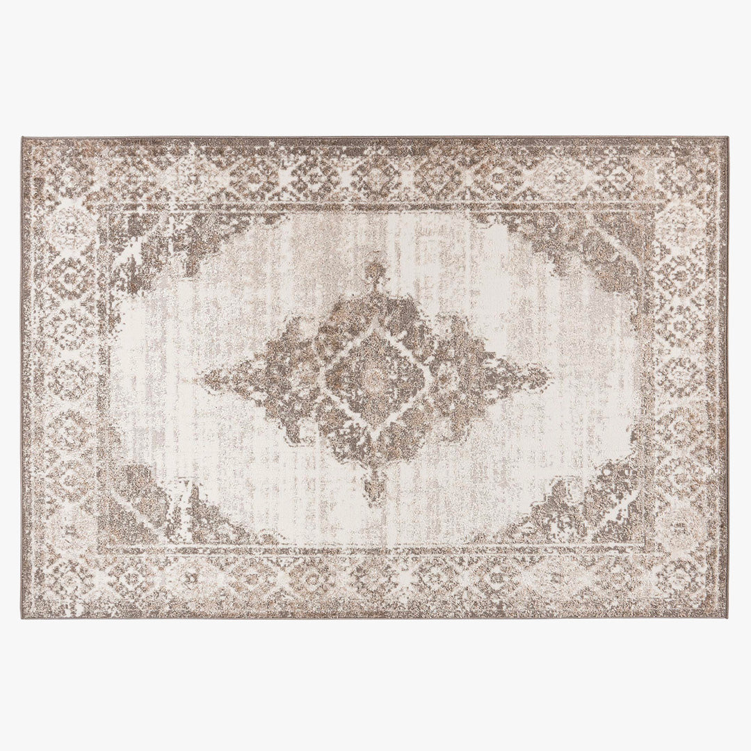MILAS Tapis oriental en tissu beige - 120x170 cm