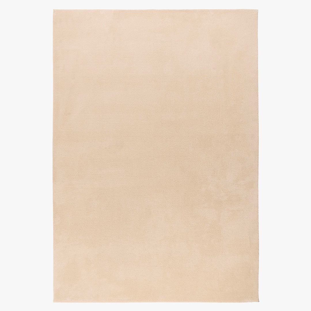RELAX Tapis en tissu doux beige - 160x220 cm