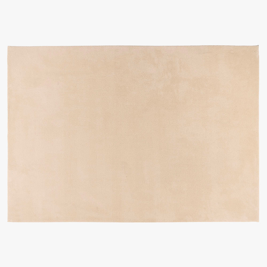 RELAX Tapis en tissu doux beige - 160x220 cm