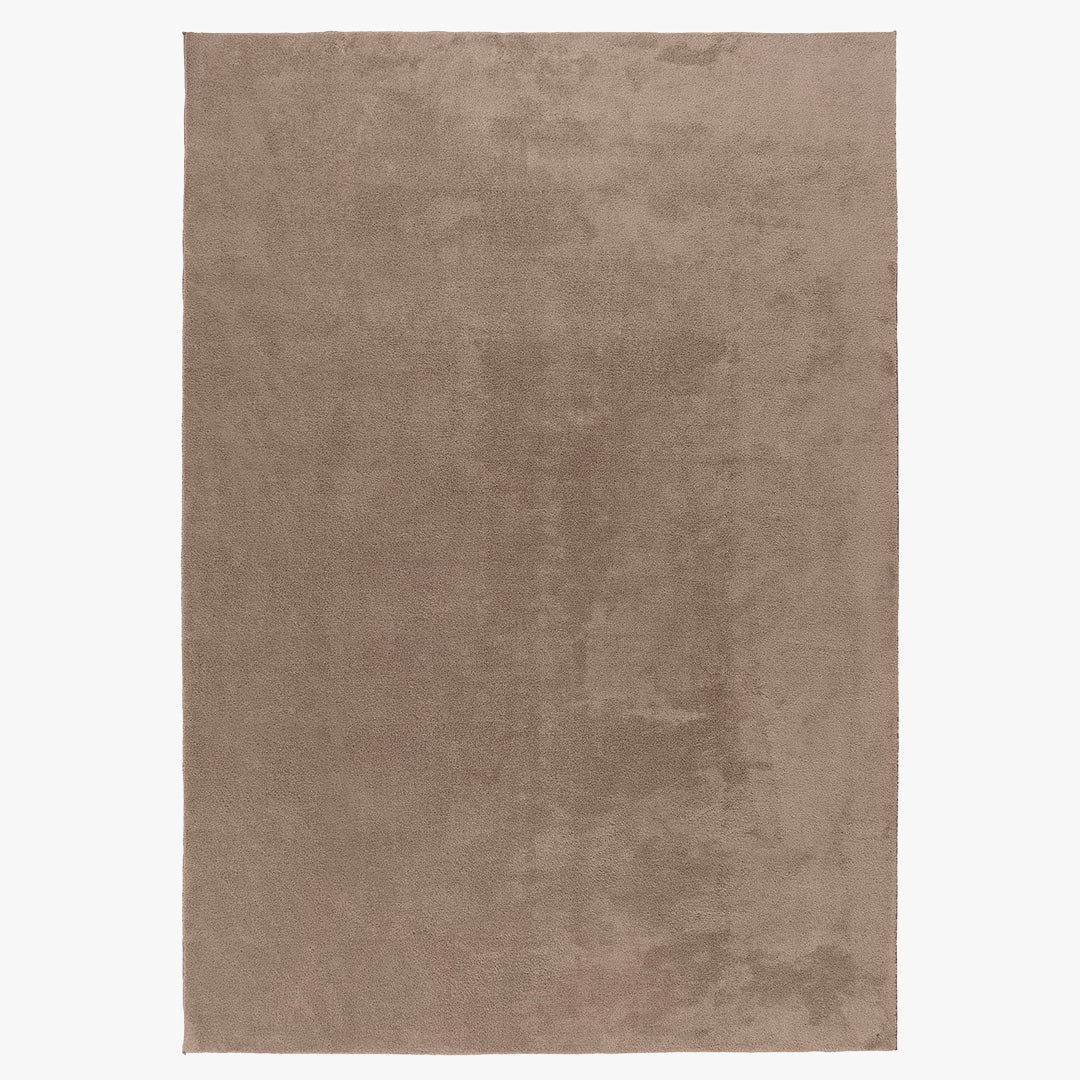 RELAX Tapis en tissu doux taupe - 160x220 cm