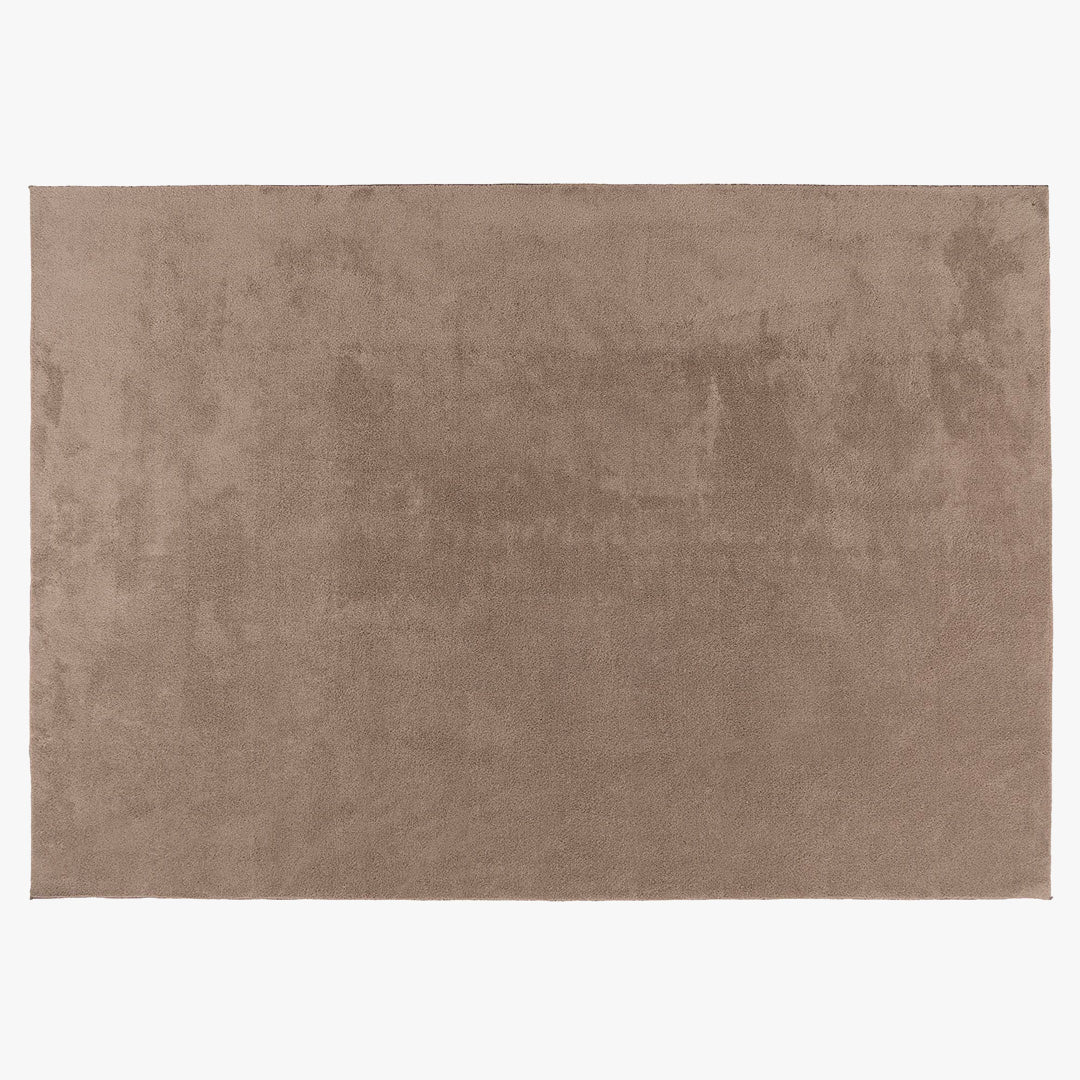 RELAX Tapis en tissu doux taupe - 120x160 cm