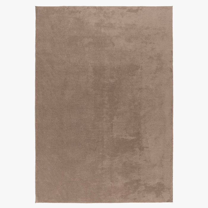 RELAX Tapis en tissu doux taupe - 80x140 cm
