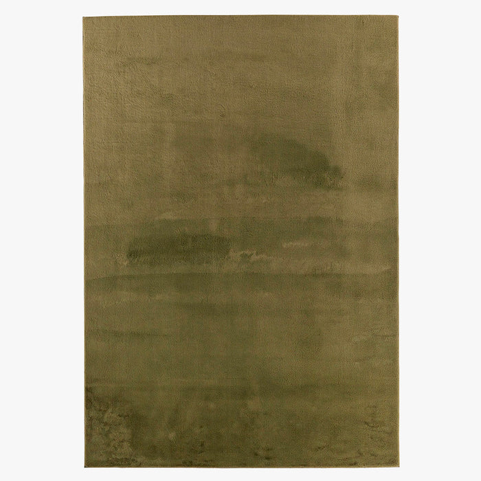 NUBE Tapis en tissu doux vert - 160x230 cm