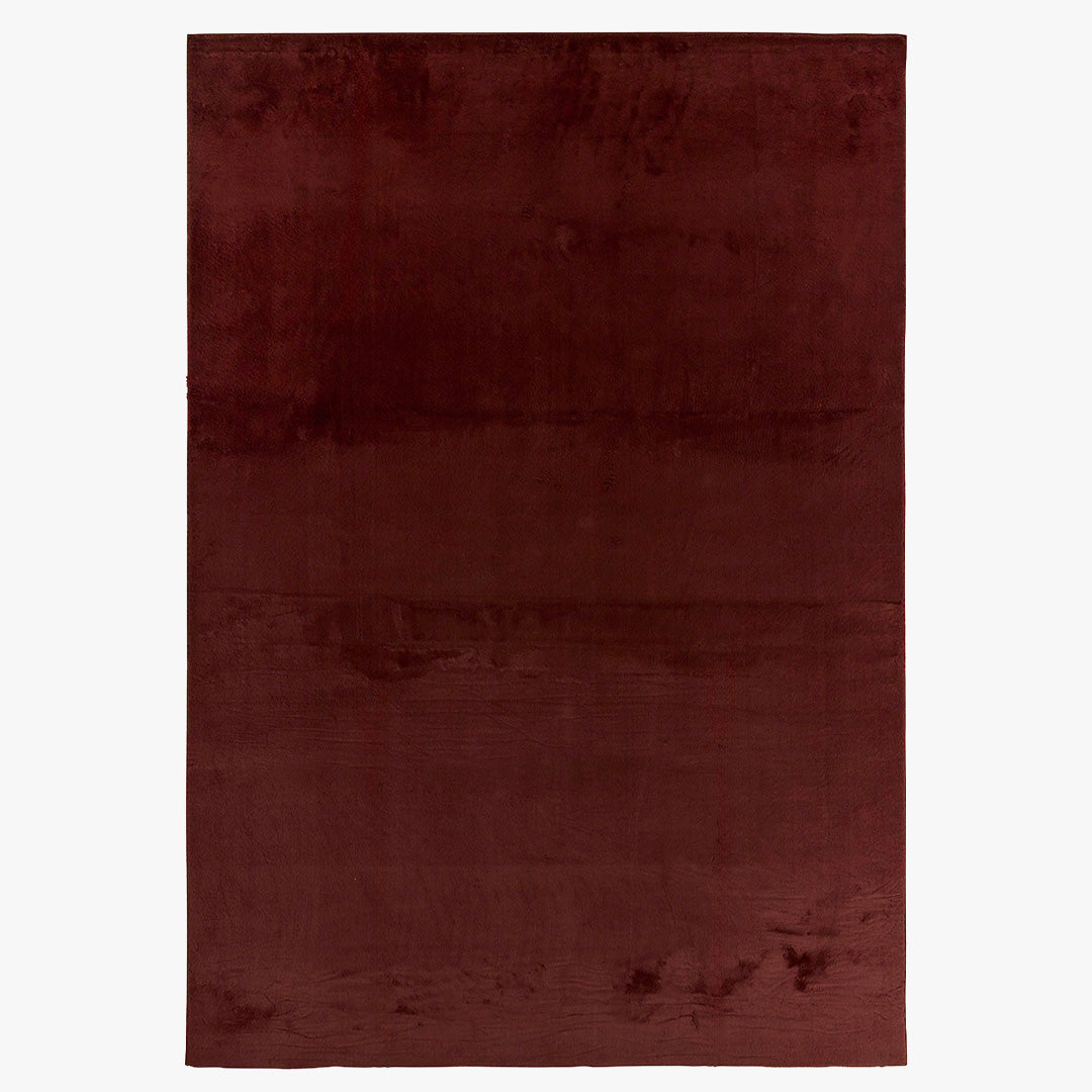 NUBE Tapis en tissu doux marron - 160x230 cm