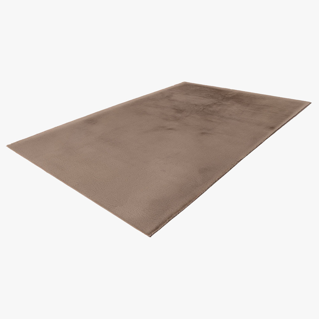 SPIRIT Tapis en tissu doux taupe - 160x230 cm