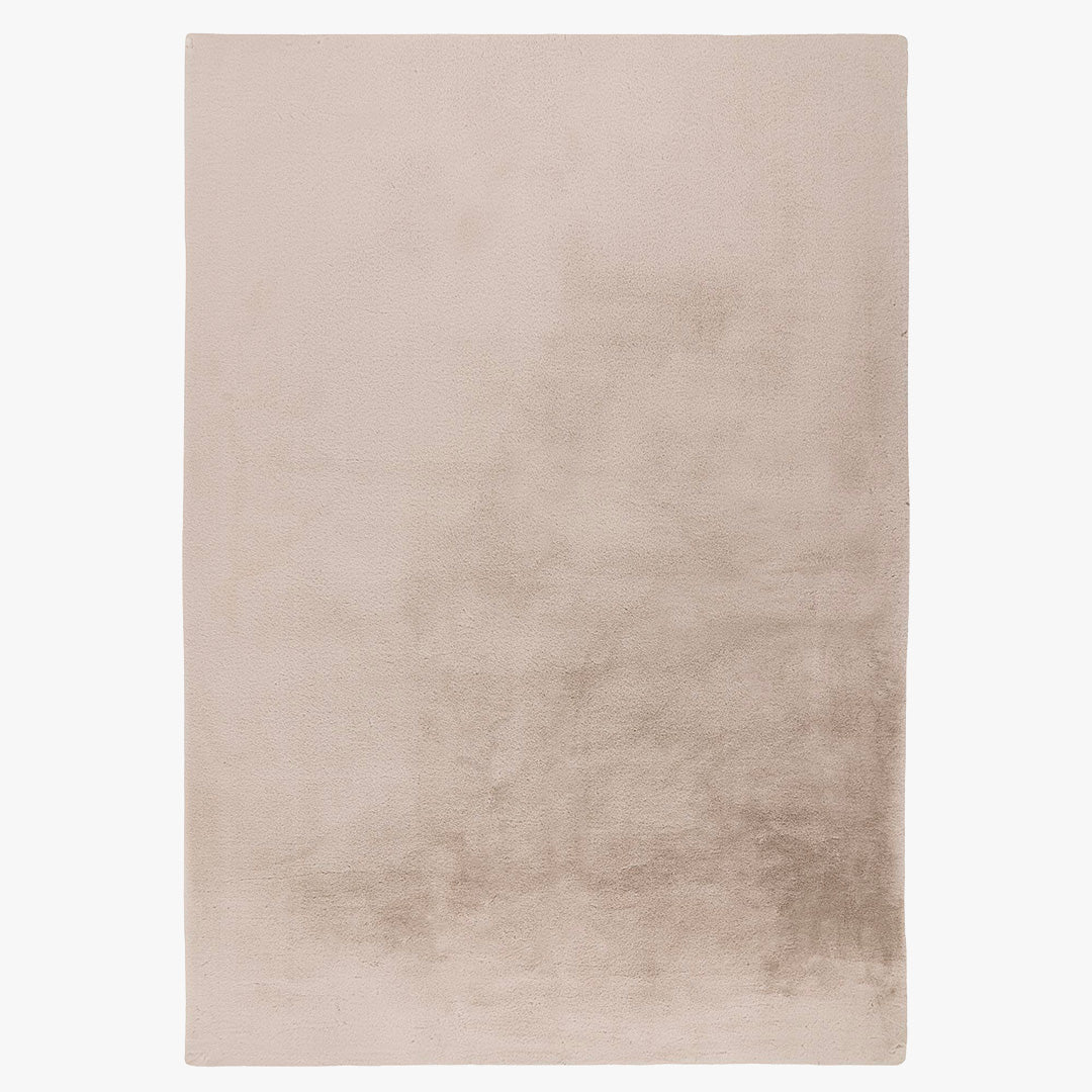 SPIRIT Tapis en tissu doux taupe clair - 160x230 cm