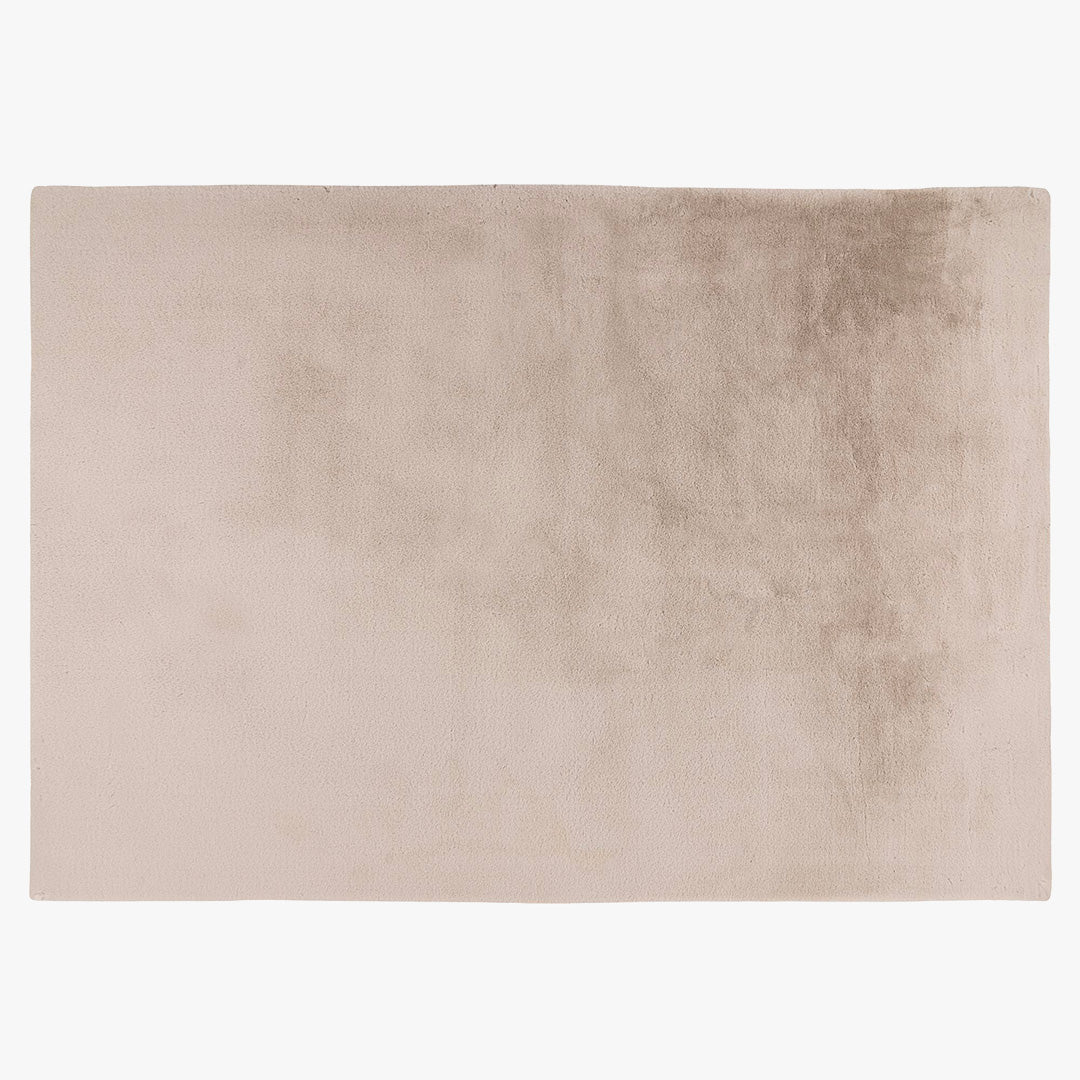 SPIRIT Tapis en tissu doux taupe clair - 160x230 cm