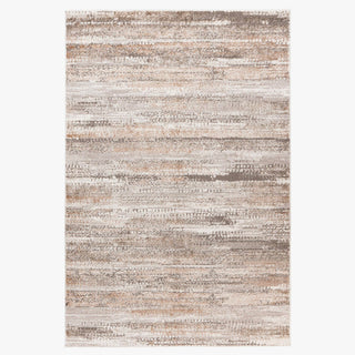 MILAS 2 Tapis en tissu texturé beige - 120x170 cm