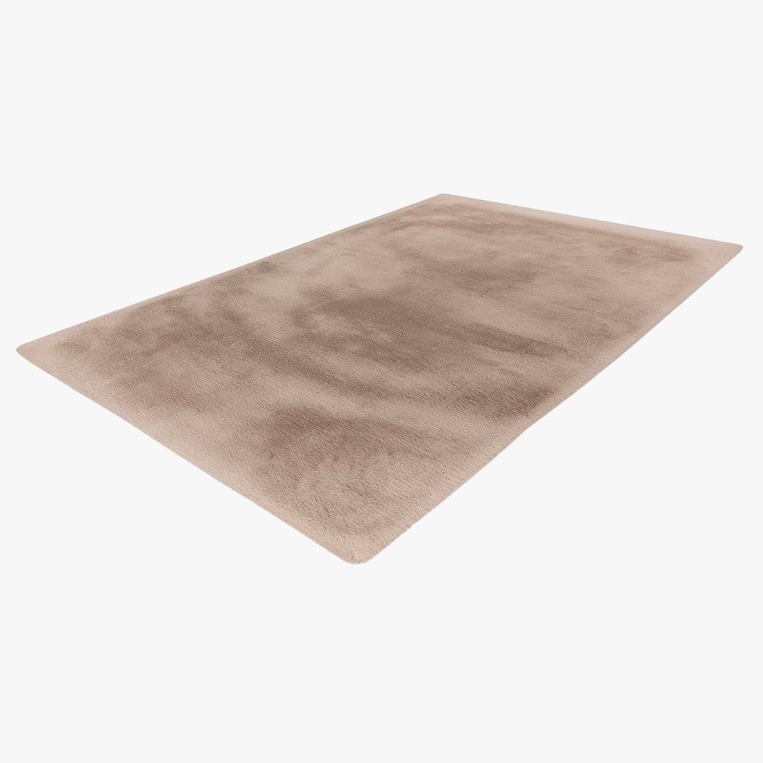 HEAVEN Tapis en tissu doux taupe clair - 160x230 cm
