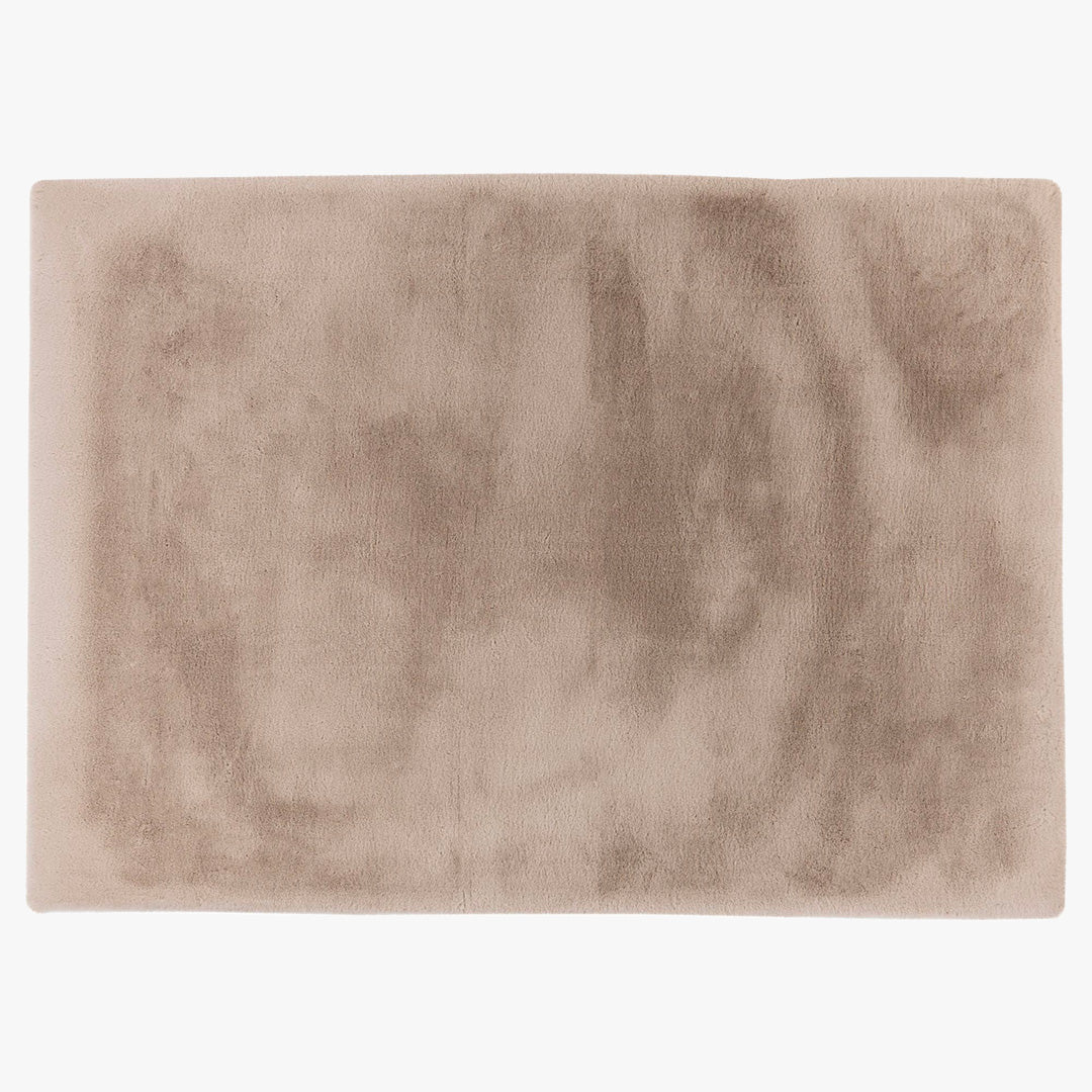 HEAVEN Tapis en tissu doux taupe clair - 160x230 cm