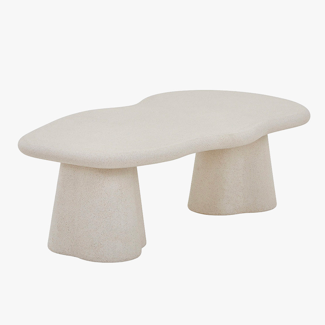 FARO Table basse couleur ciment 130 cm