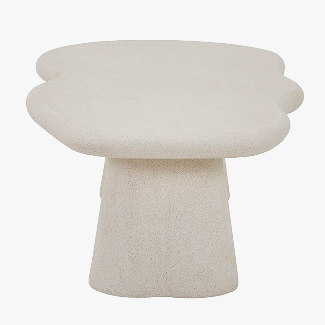 FARO Table basse couleur ciment 130 cm