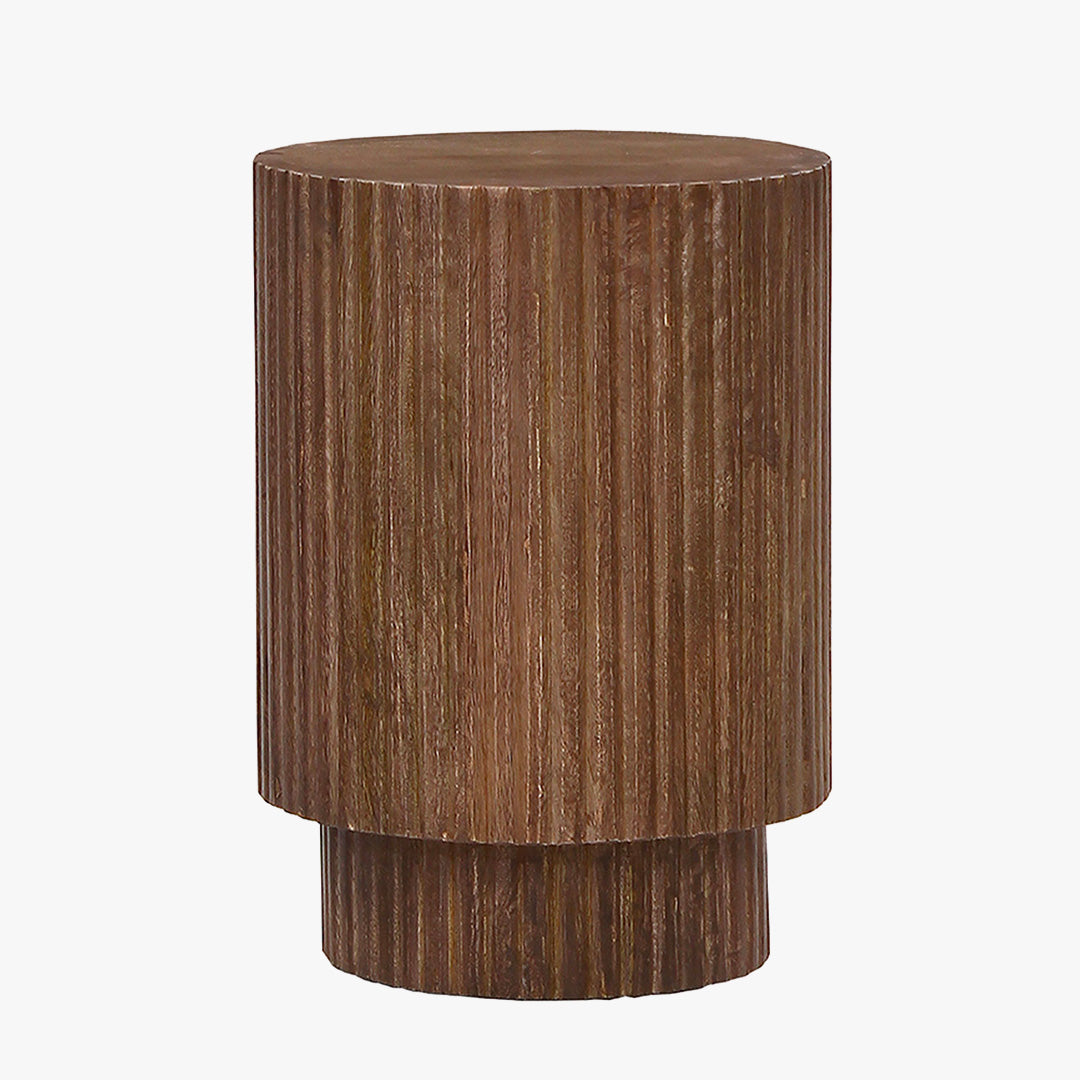 VICTOR Table basse bois de manguier brun clair VICTOR 35 cm