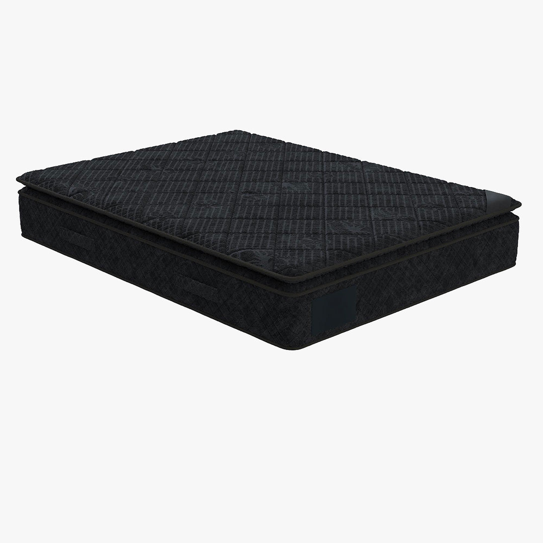 DUBAI BLACK Matelas mémoire de forme et ressorts ensachés 140x190 cm épaisseur 33 cm