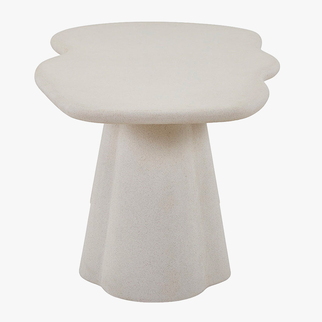 FARO XL Table à manger couleur ciment 220 cm