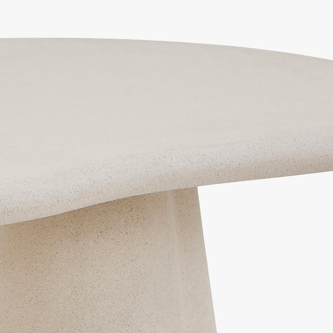 FARO XL Table à manger couleur ciment 220 cm