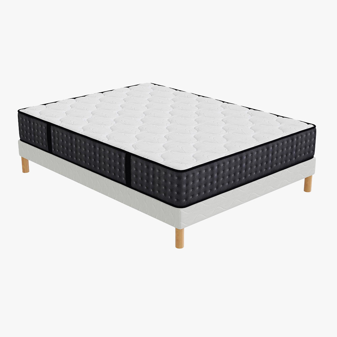 KENAN Ensemble sommier + matelas 26 cm 160x200